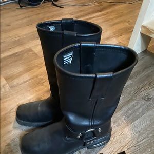 Mens biker boots